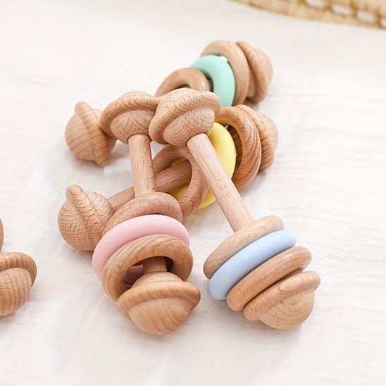 Hochet bébé | Sensoriel Naturel - Tchoupilou