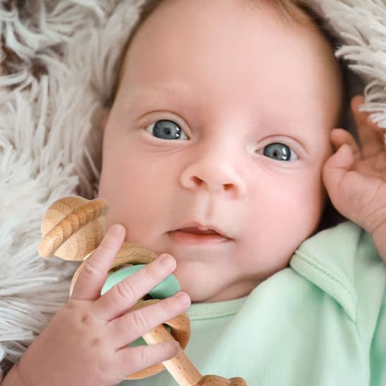 Hochet bébé | Sensoriel Naturel - Tchoupilou