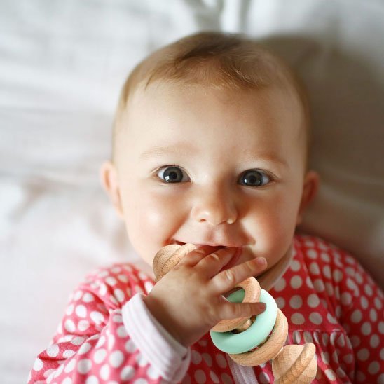 Hochet bébé | Sensoriel Naturel - Tchoupilou